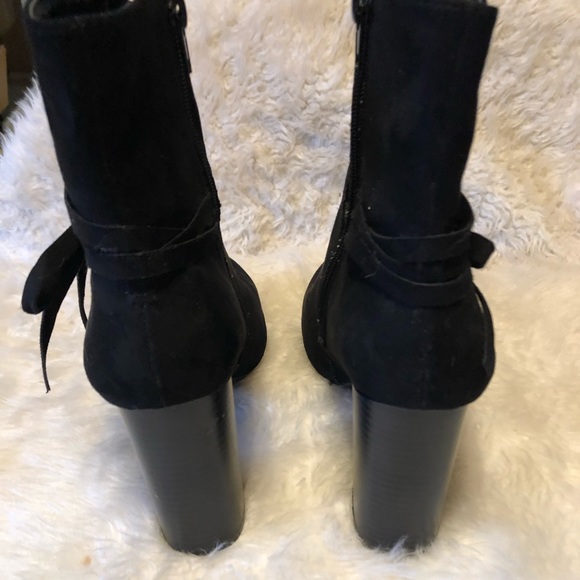 CHRISTIAN SIRIANO For Payless Black Ankle Boots 11 - Picture 3 of 5